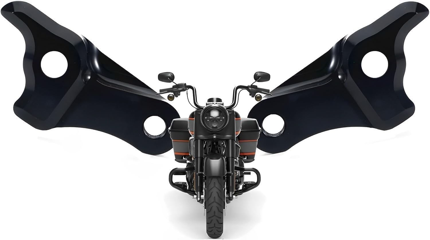 VPZMT installed on Harley rear suspension illustrating lowered stance benefit