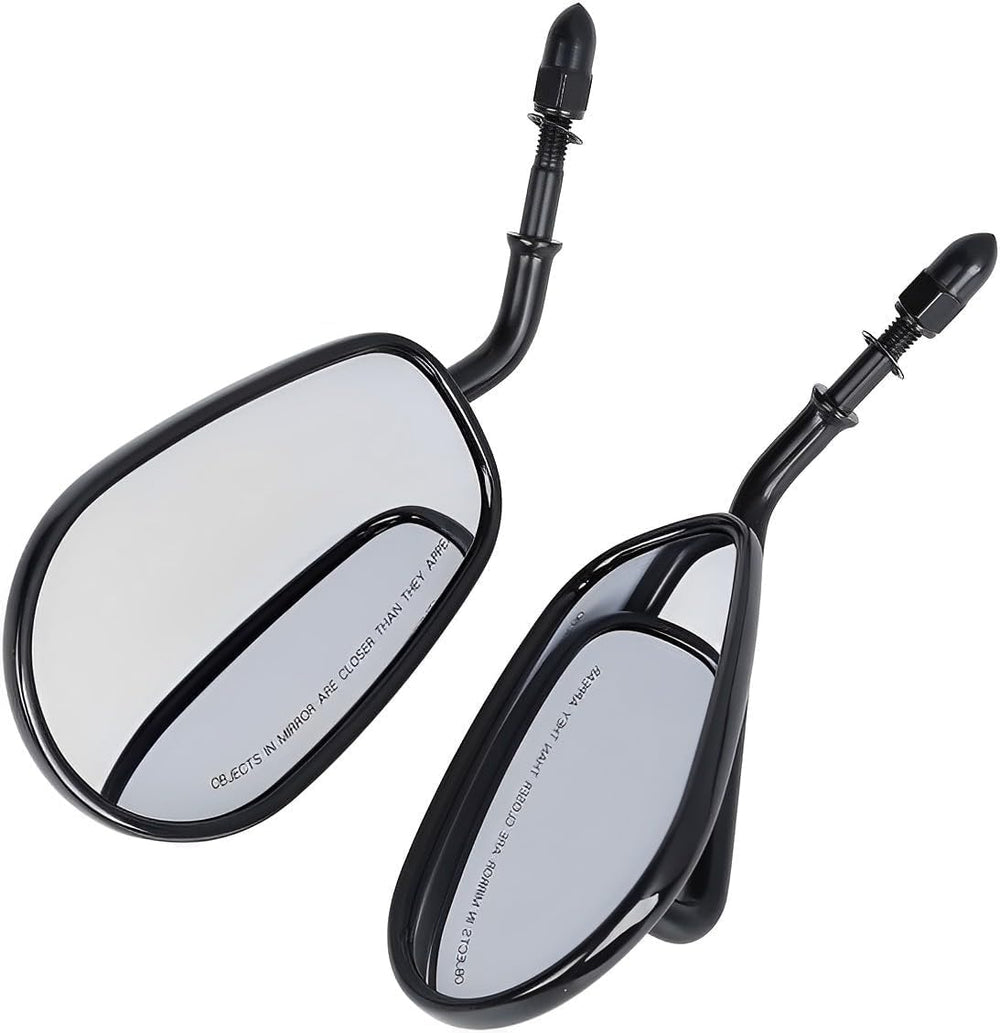 VPZMT mirror next to ruler for scale showing compact size and reduced wind drag