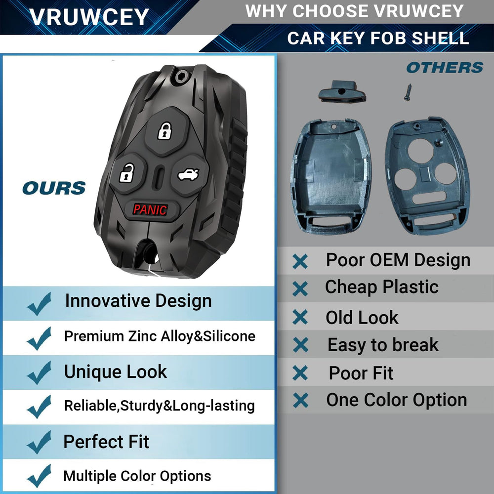 Vruwcey metallic finish close-up highlighting premium look and scratch resistance