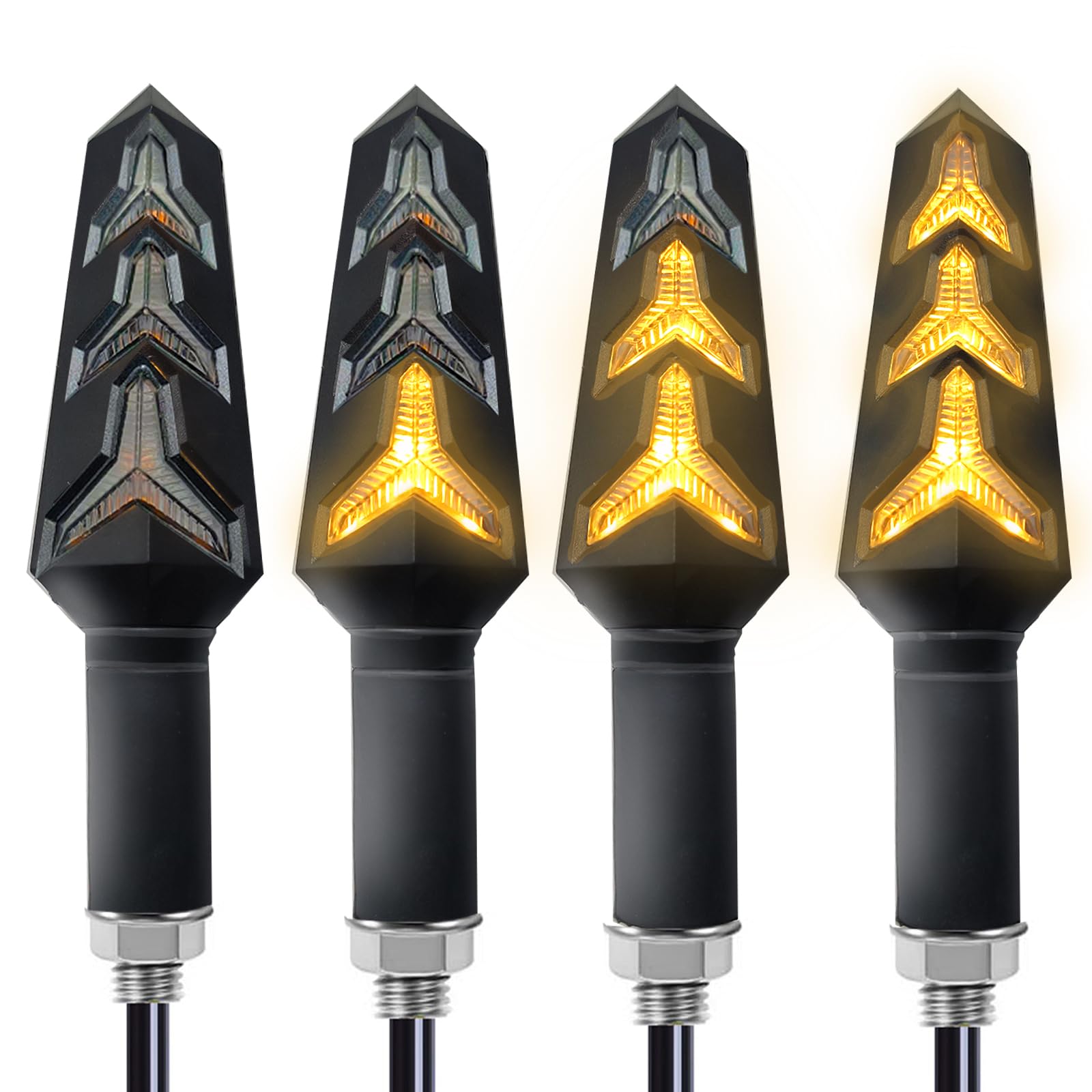 VRWEARE front view of packaged indicator shows bright signal advantage