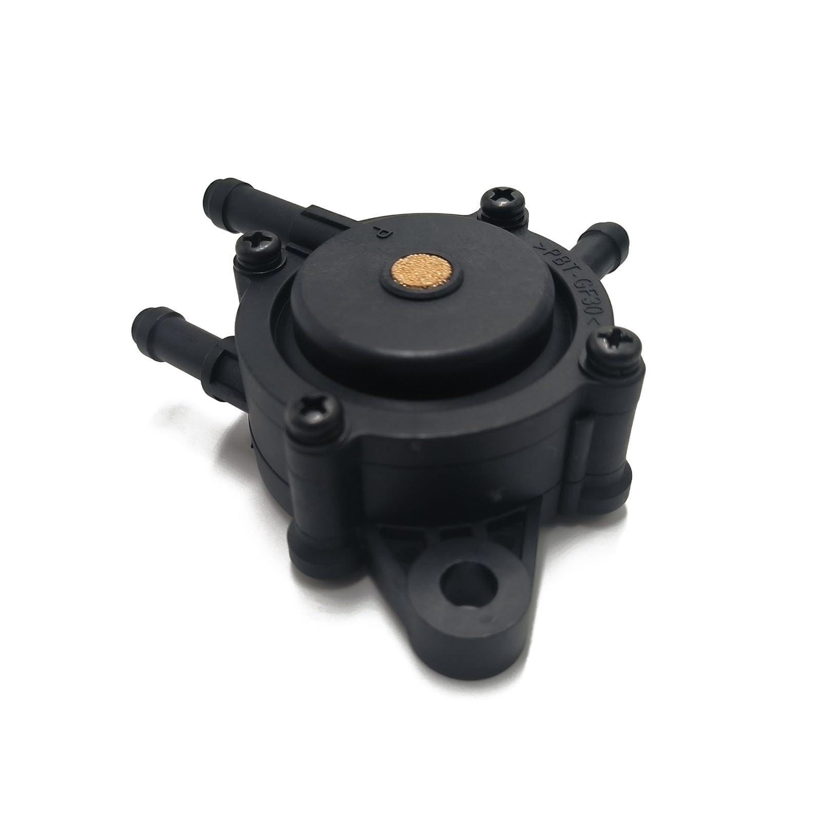 VRWEARE detailed oil hose connection view showing fitted ends benefit leak-resistant routing