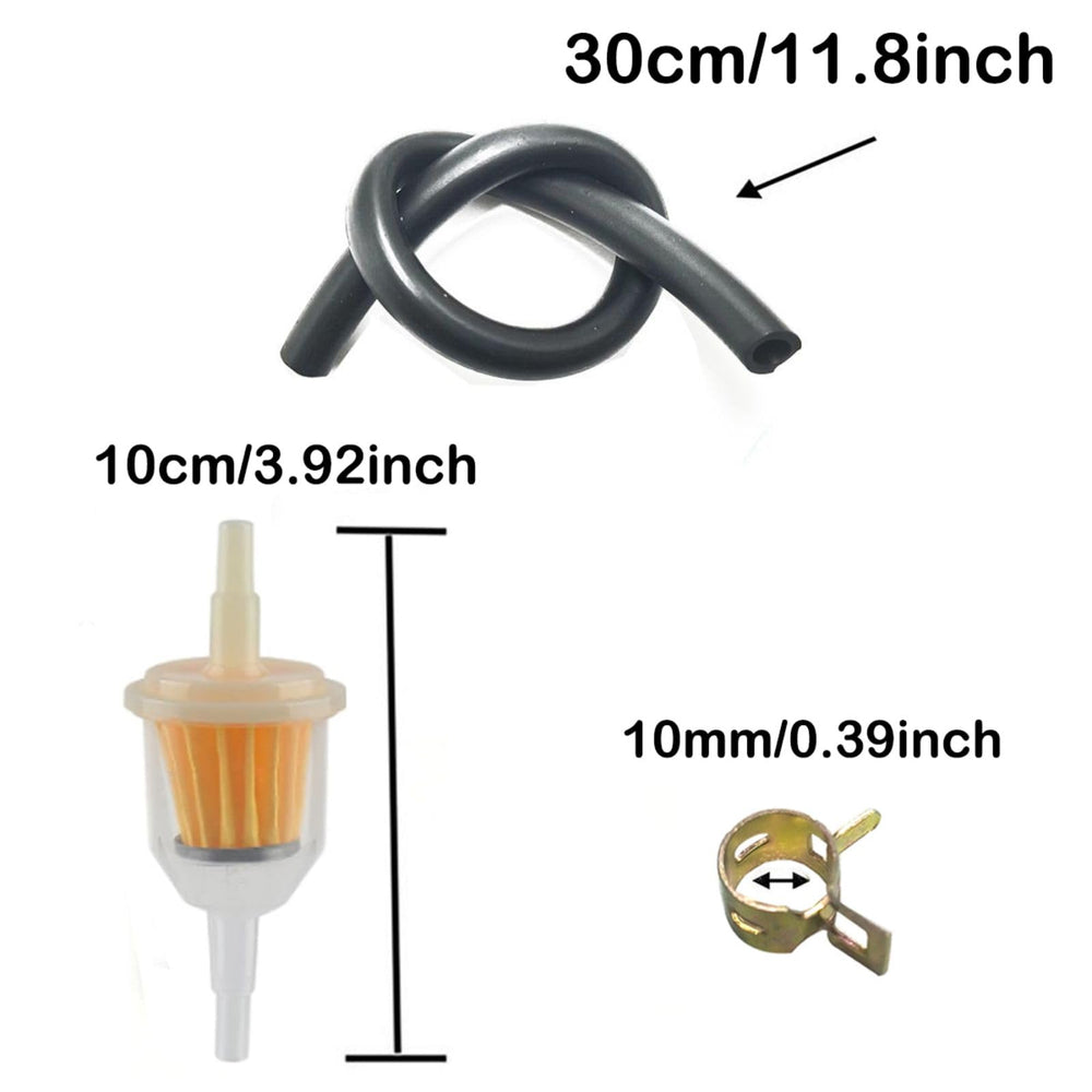 VRWEARE fuel pump beside ruler showing dimensions benefit proper size confirmation
