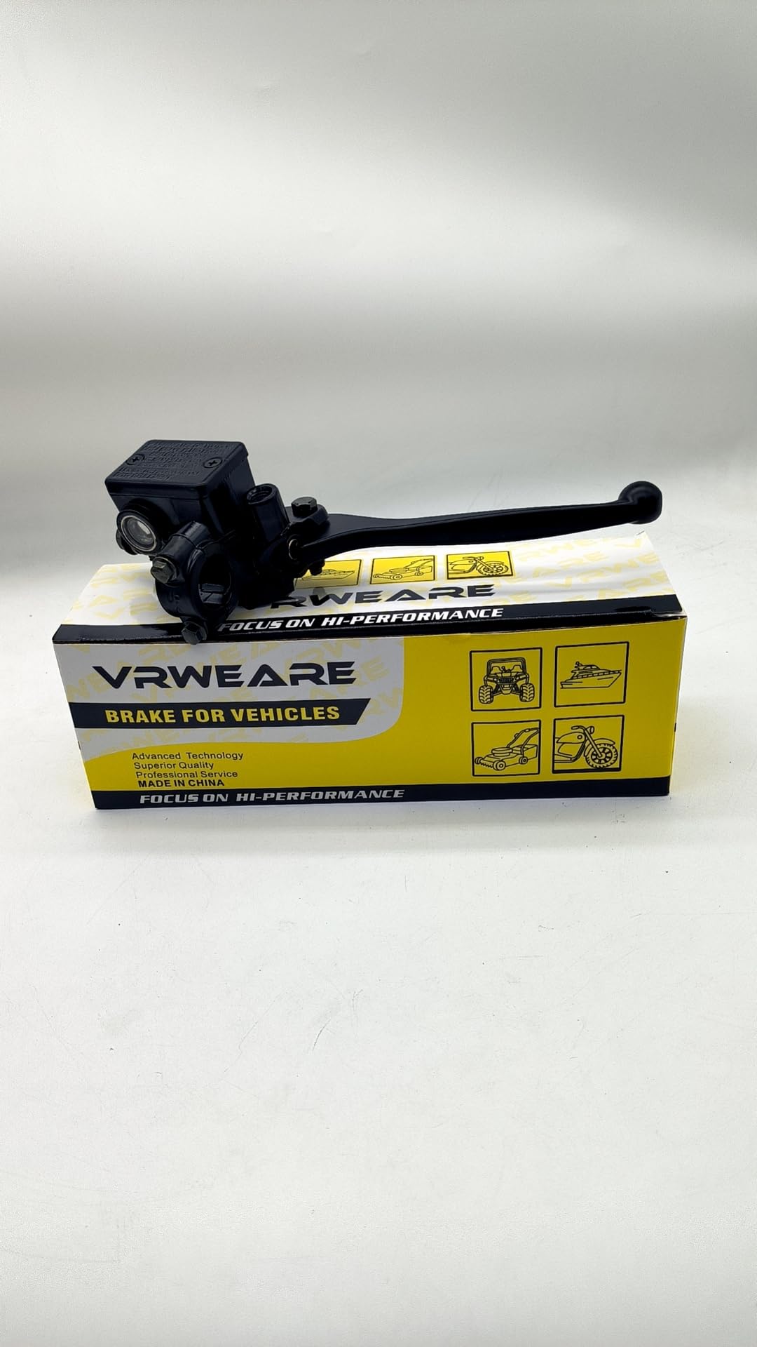 VRWEARE installed on scooter in ride setting showing practical use