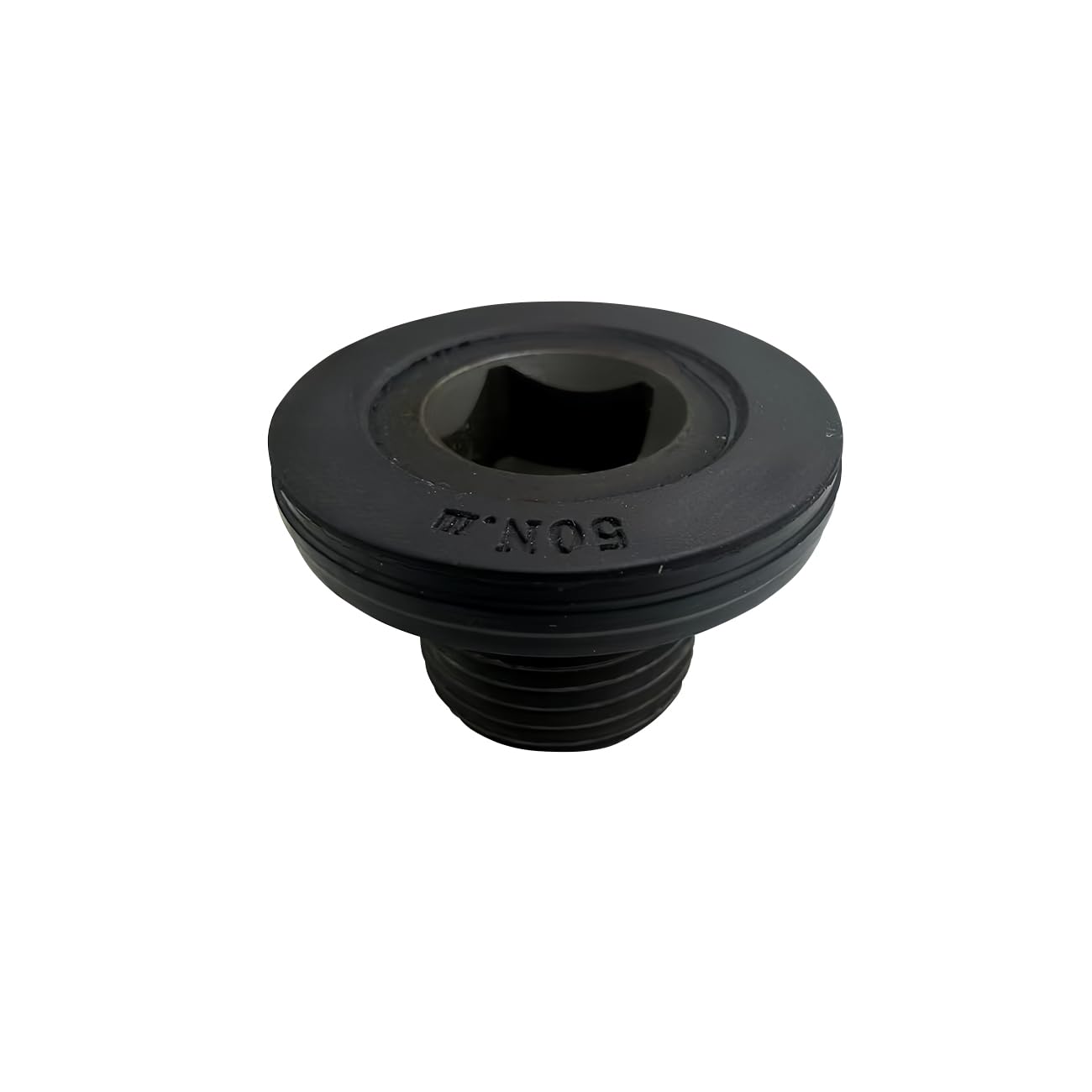 Vrytos drain plug installed in oil pan demonstrating reliable oil containment