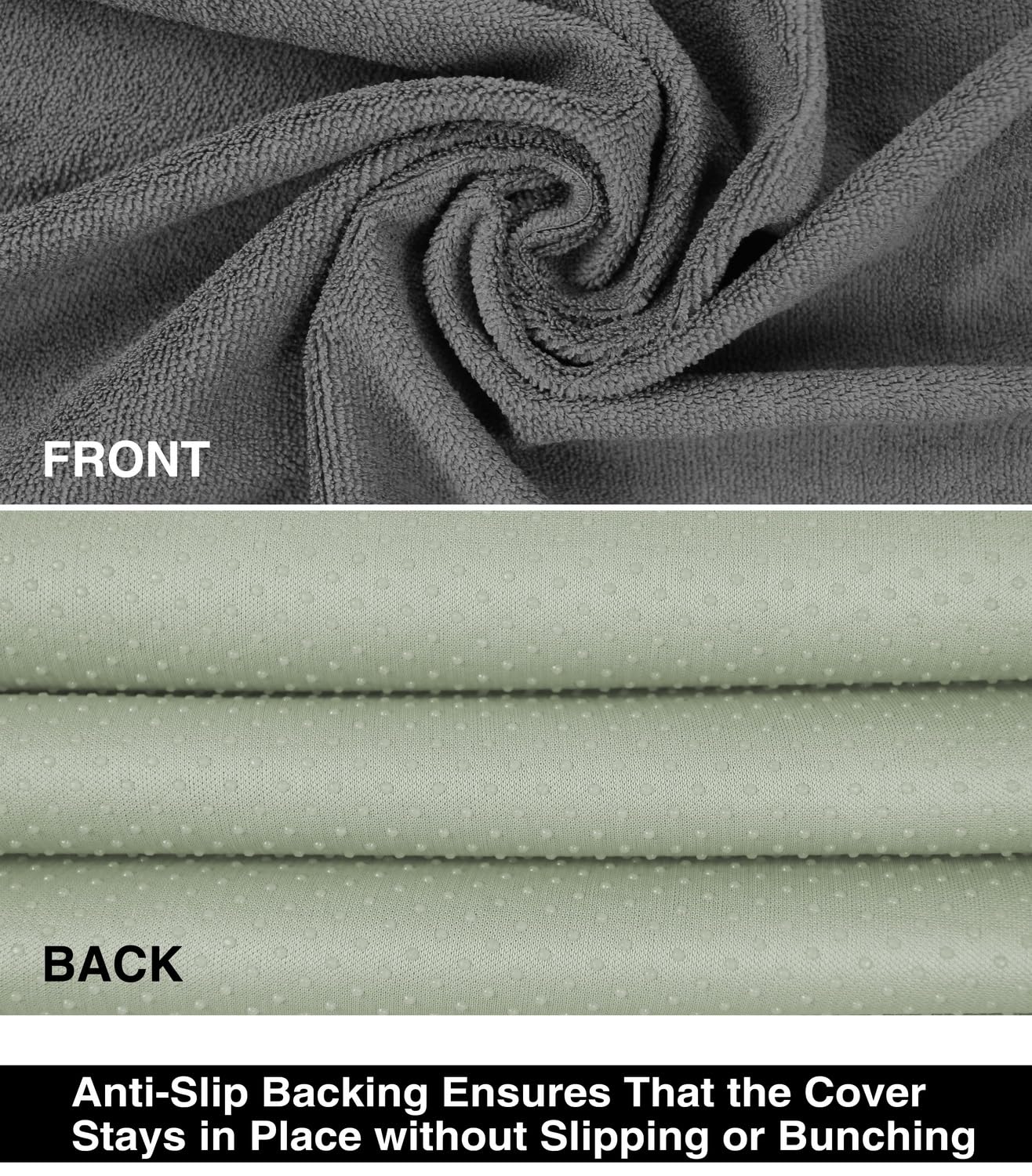 VSHIELD anti-slip backing detail preventing cover movement