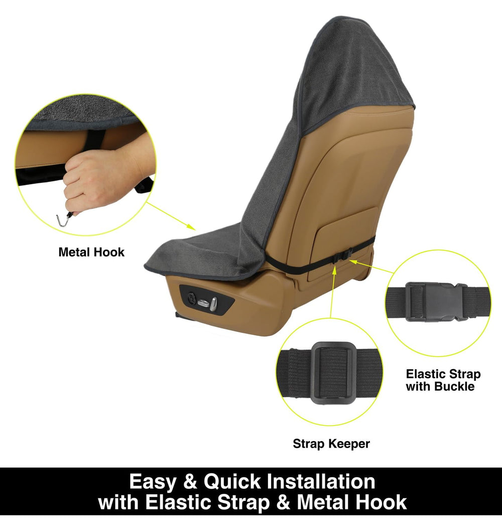 VSHIELD cover fitted with armrest and airbag access visible