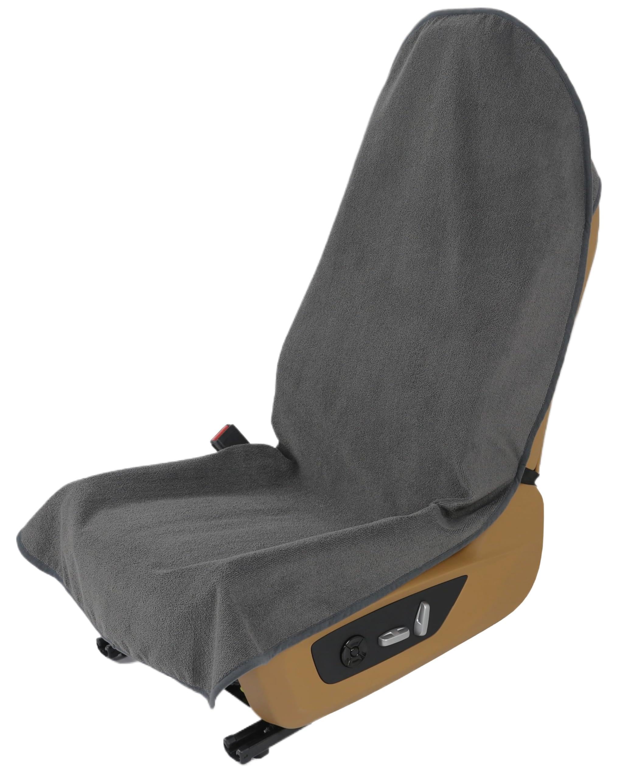VSHIELD front seat cover on car seat protecting upholstery