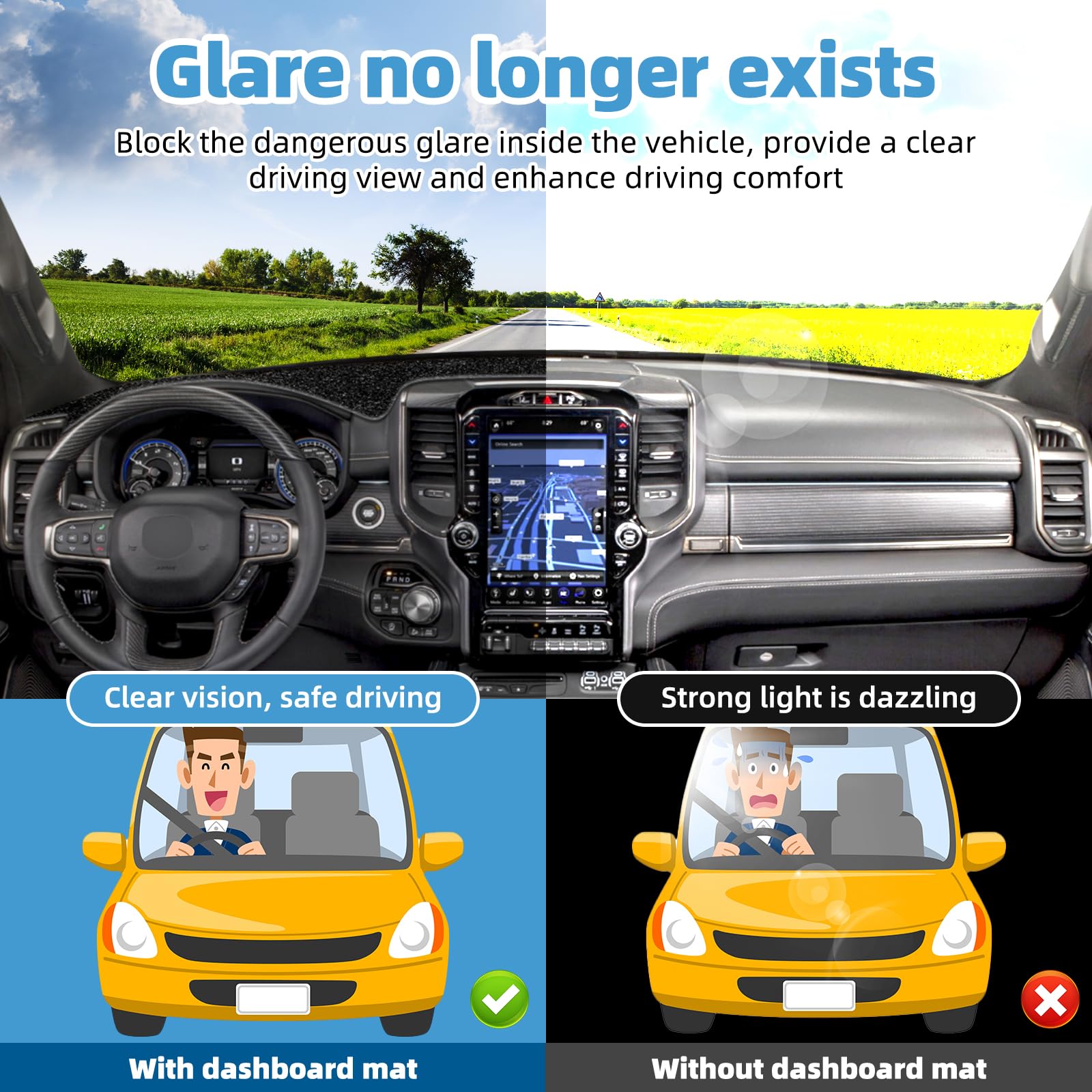 VTVWNM dash cover underside with silicone grip to stop slipping