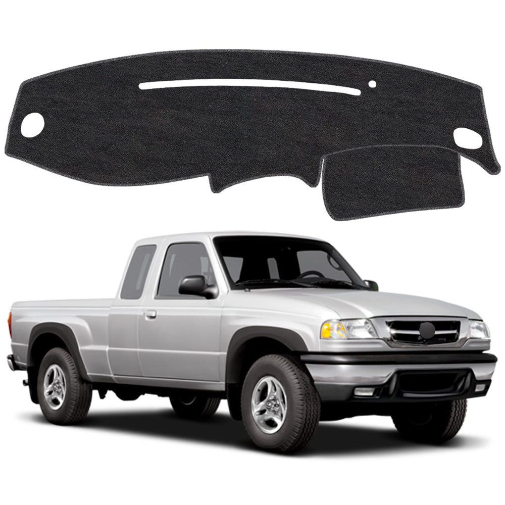 VTVWNM front view of dashboard cover showing fit and immediate sun protection