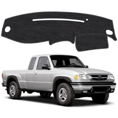VTVWNM front view of dashboard cover showing fit and immediate sun protection