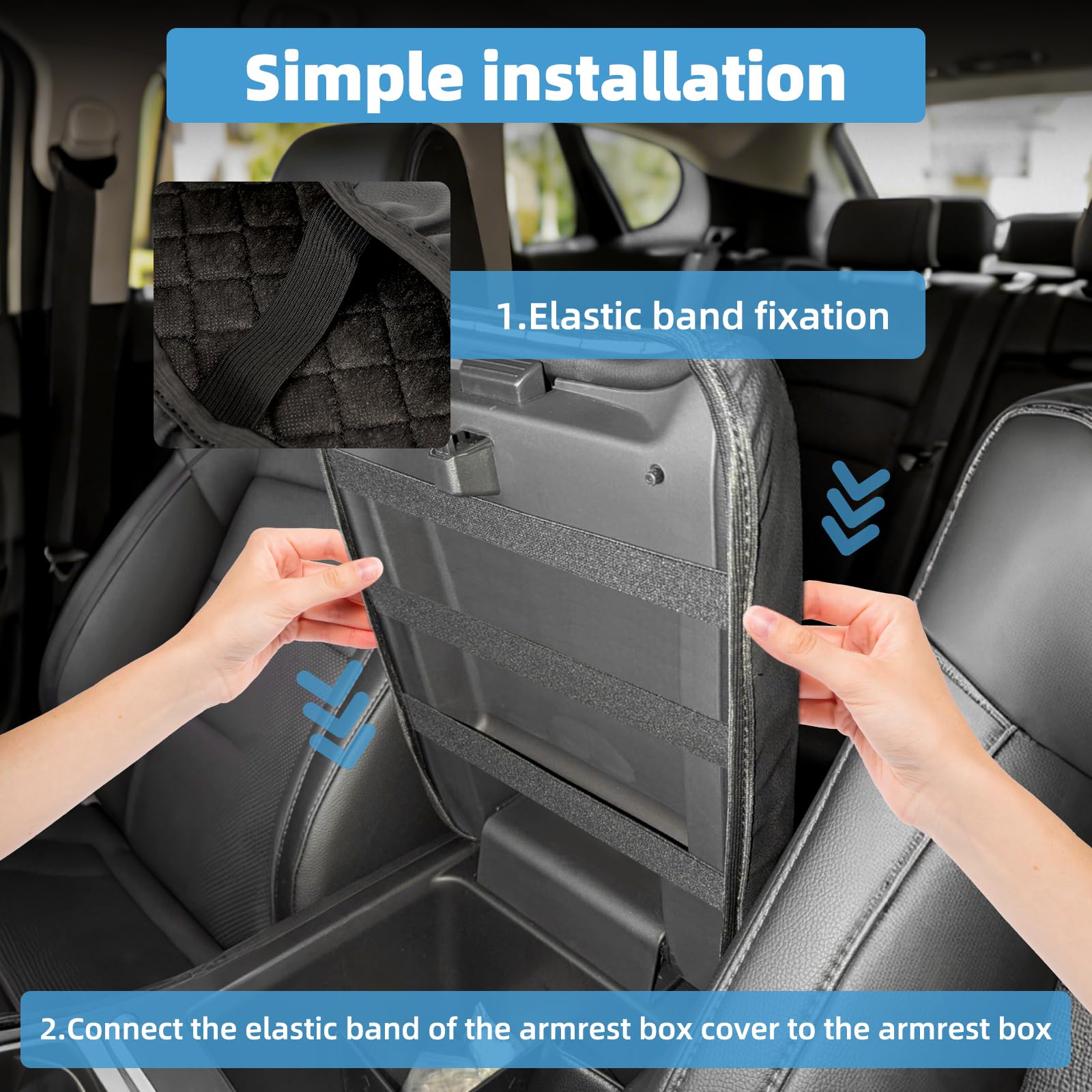 VTVWNM lifestyle shot of car interior showing stylish protection and comfort