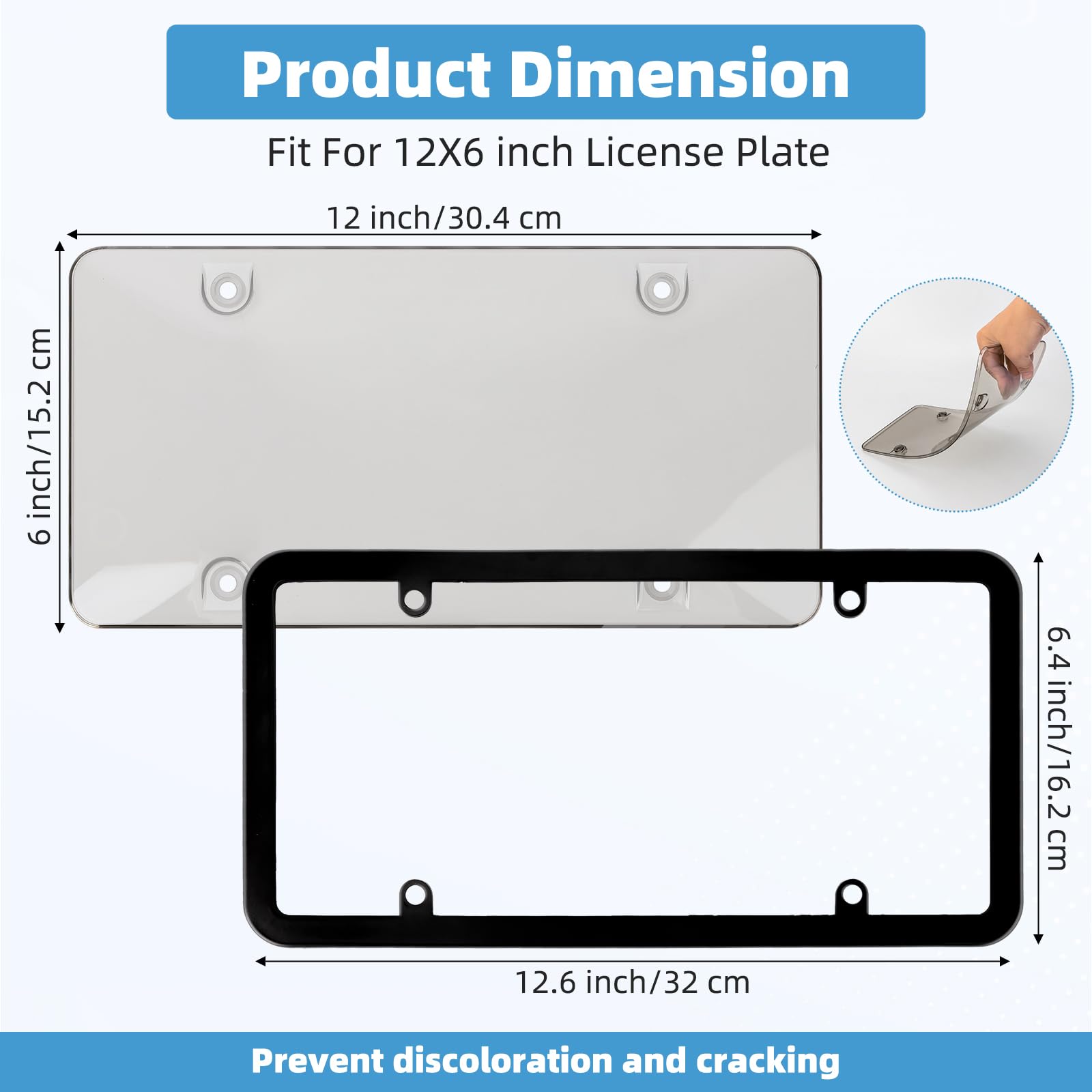 VTVWNM next to ruler showing 12x6 size for universal fit benefit