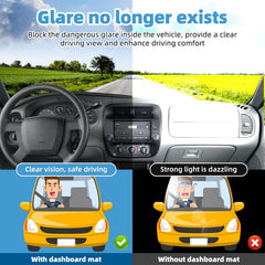 VTVWNM silicone anti-slip backing detail ensuring stable dash placement