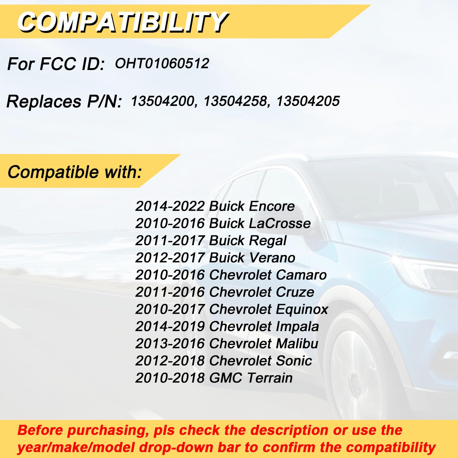 Vurkcy back label with FCC ID visible for easy compatibility check