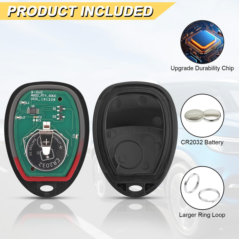 Vurkcy button layout compared to original remote for easy matching