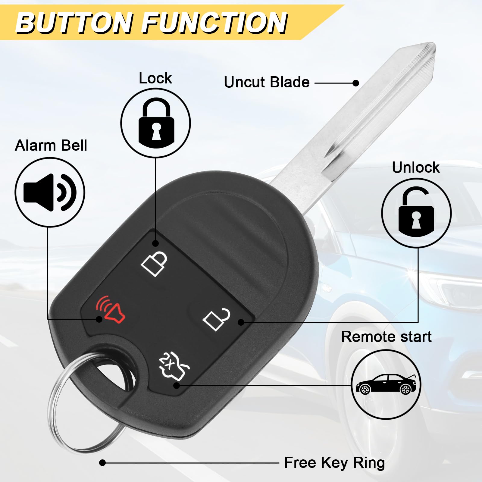 Vurkcy close-up of button detail for durable tactile feel and reliable operation benefit