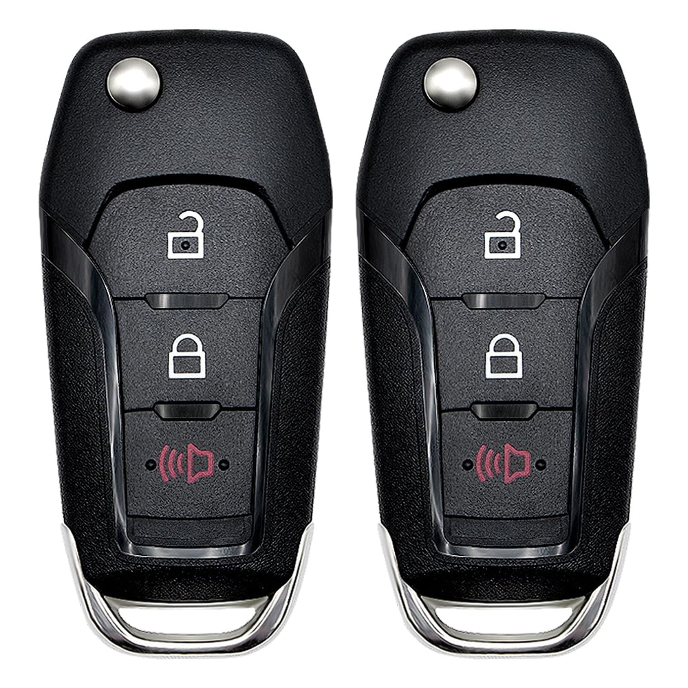 Vurkcy front view of key fob showing button layout and OEM-style look for quick recognition