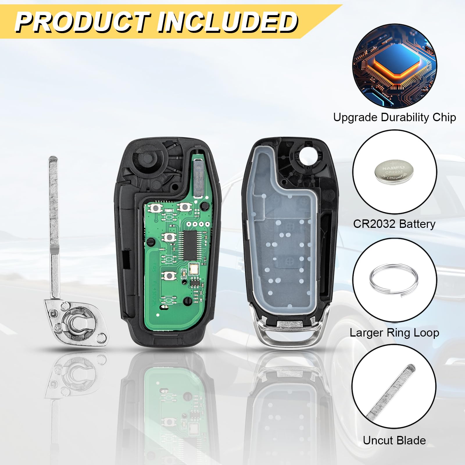 Vurkcy metal key blade detail showing precision cut-ready design benefit