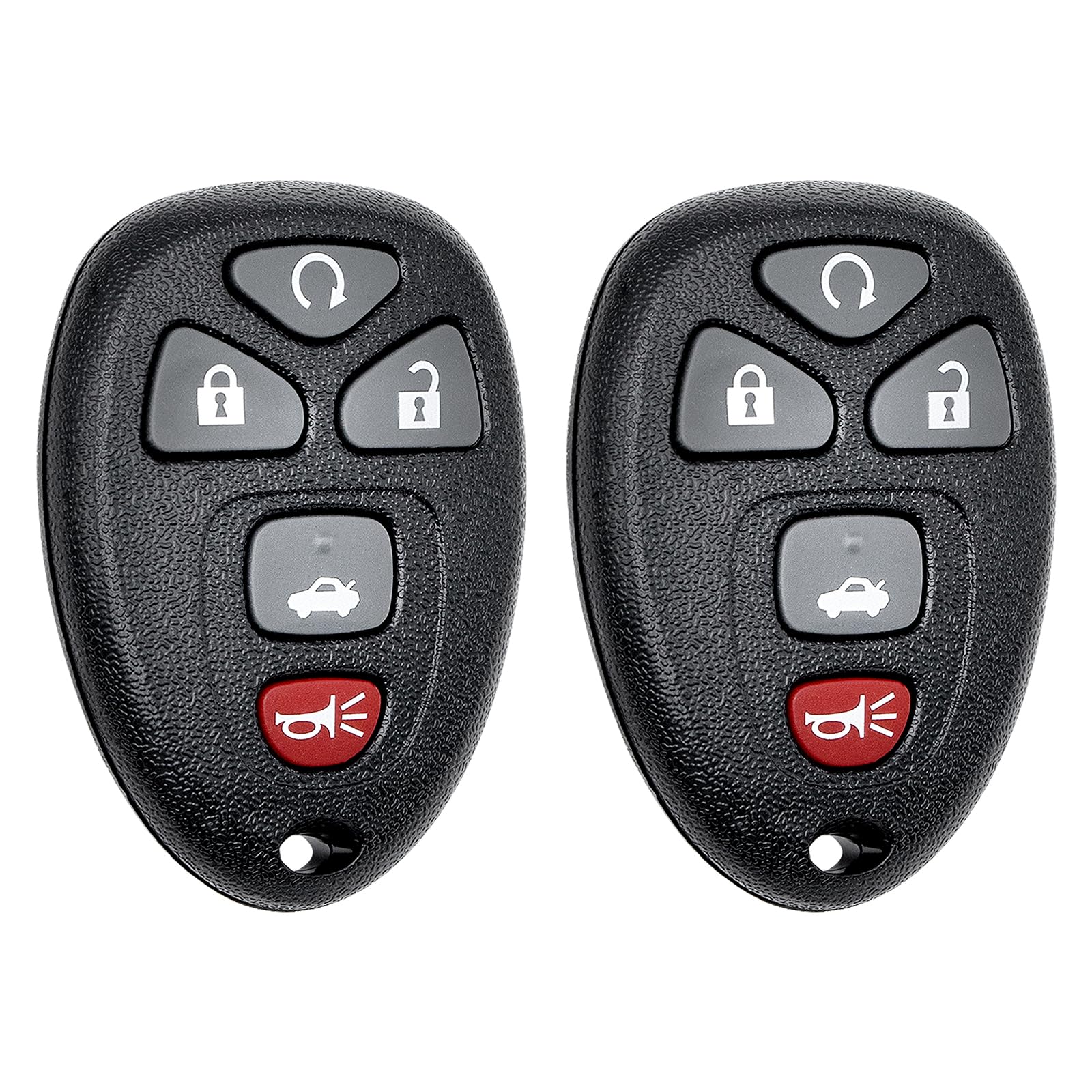 Vurkcy front-facing dual key fob pack showing ready-to-install pair and convenience