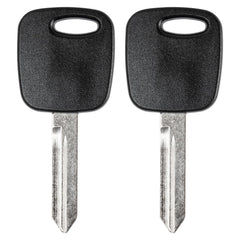 Vurkcy front view of two replacement keys showing ready-to-cut heads and durable housing benefit