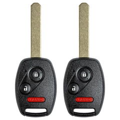Vurkcy front view of 3-button fob showing clear button layout and fit