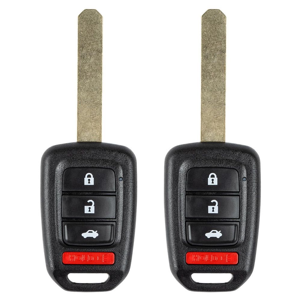 Vurkcy front view of two fobs showing button layout and quick replacement benefit