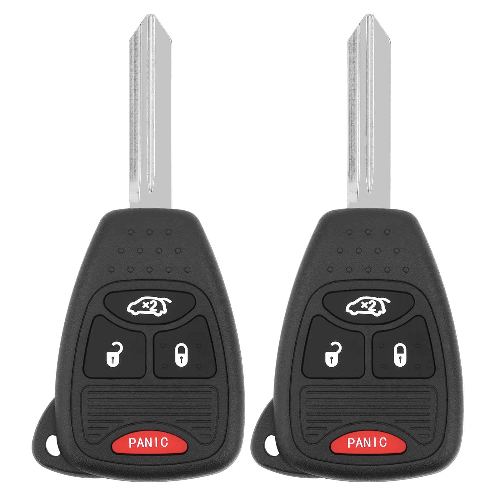 Vurkcy front view key fob pair showing button clarity and reliable remote access