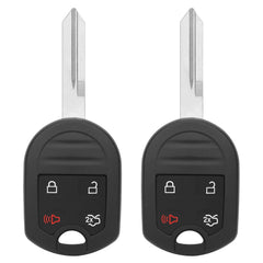 Vurkcy front view of two key fobs showing button layout and easy replacement benefit
