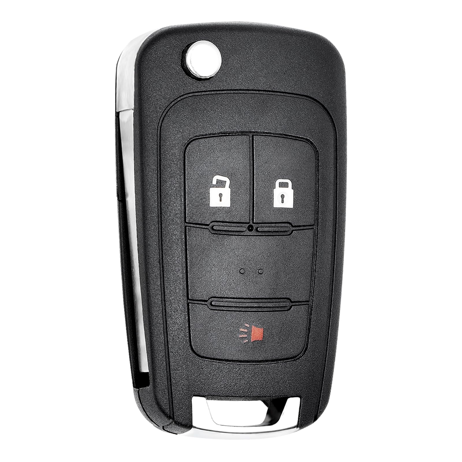 Vurkcy front view key fob showing button layout and quick identification benefit