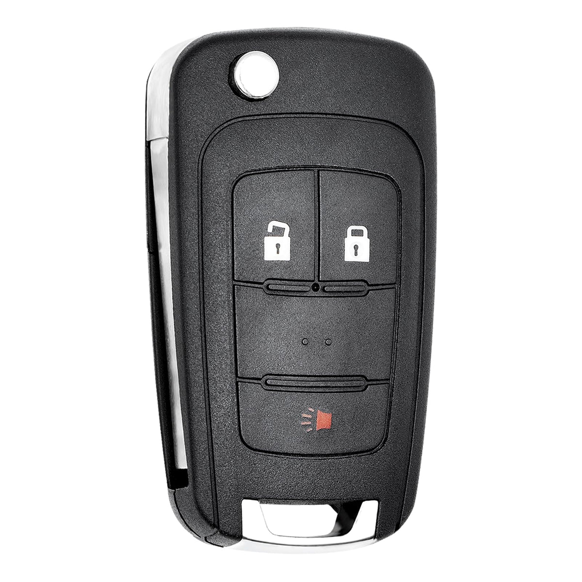 Vurkcy front view key fob showing button layout and quick identification benefit