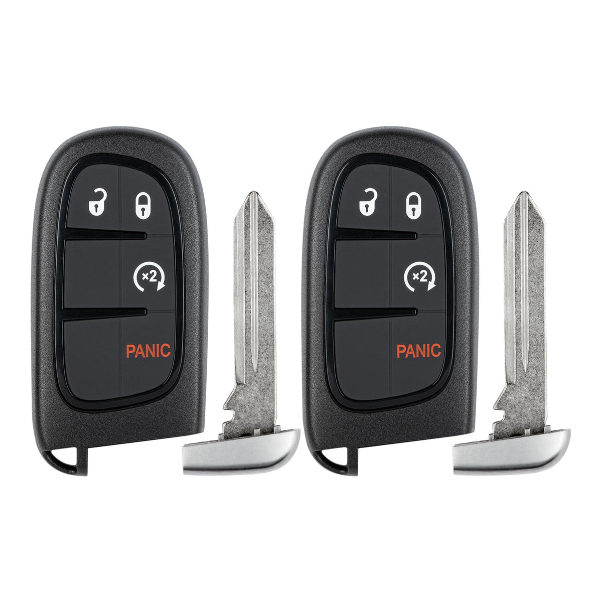 Vurkcy front view key fob showing buttons and factory-style layout for easy use