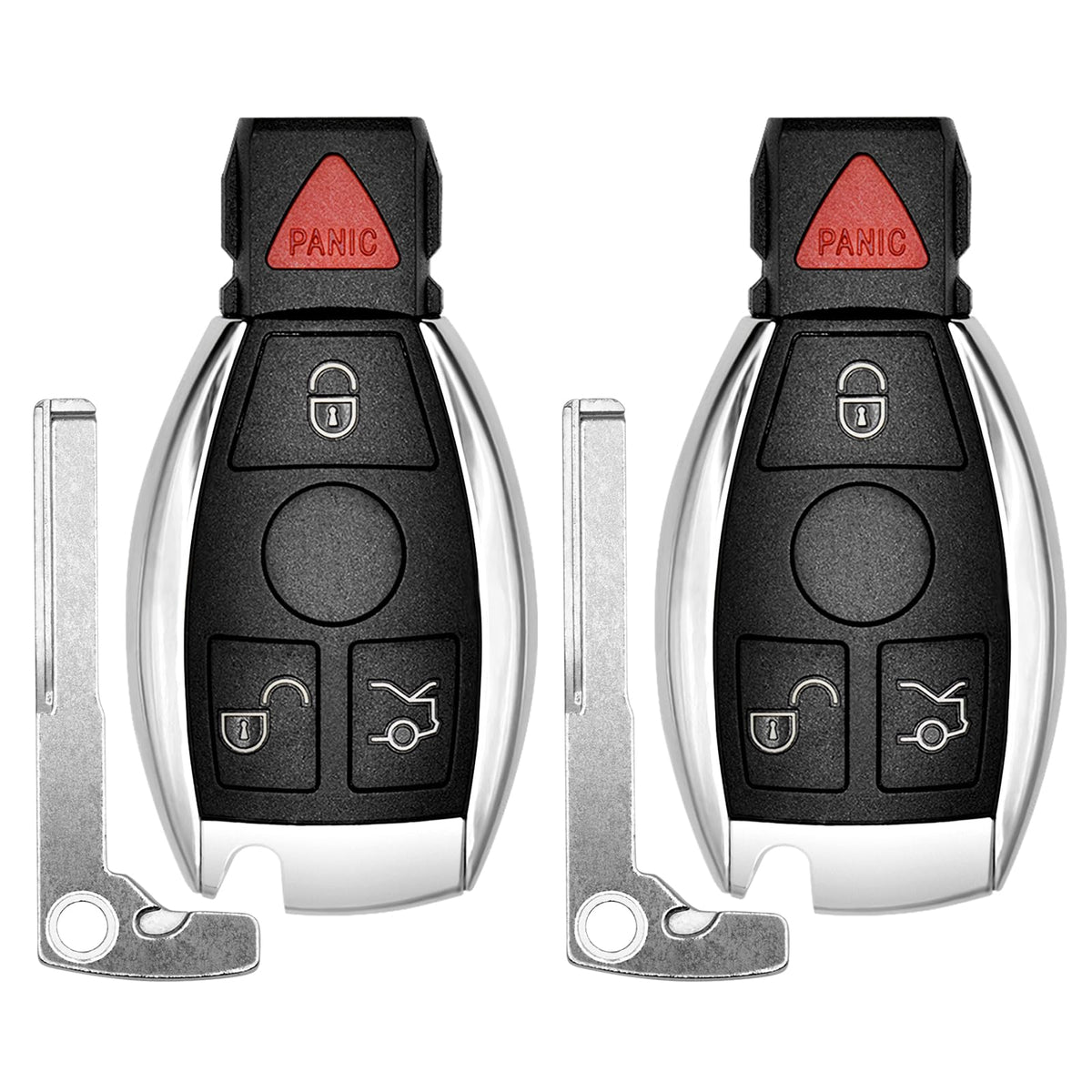 Vurkcy front view key fob showing button layout and factory-style design for quick identification