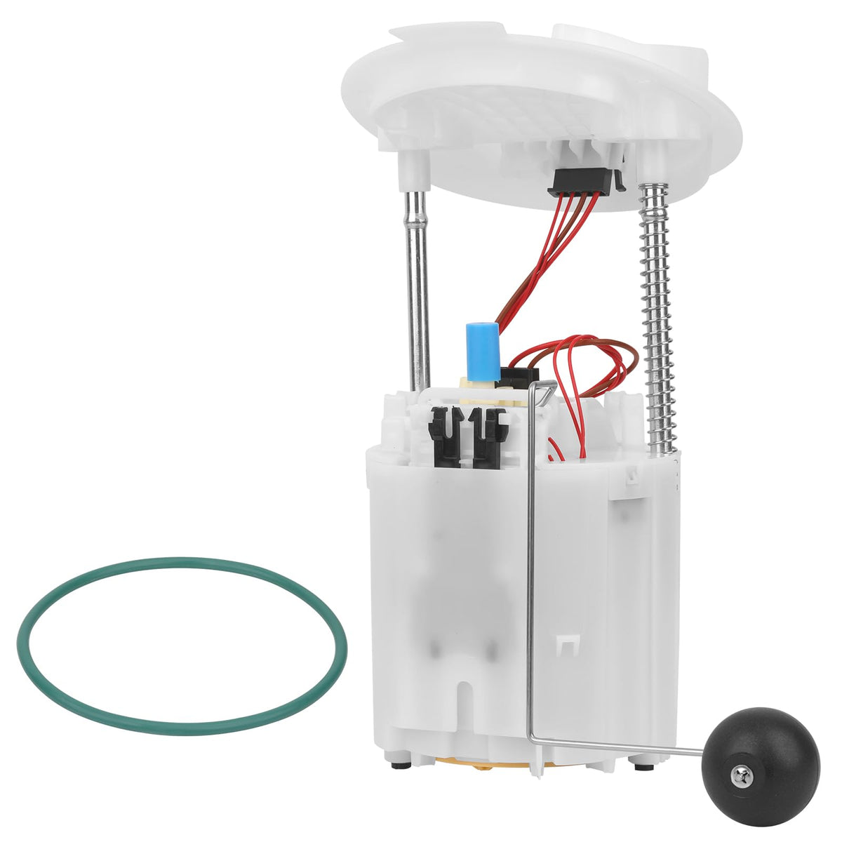 Vurkcy front view of pump module showing mounting flange and connector for easy fit