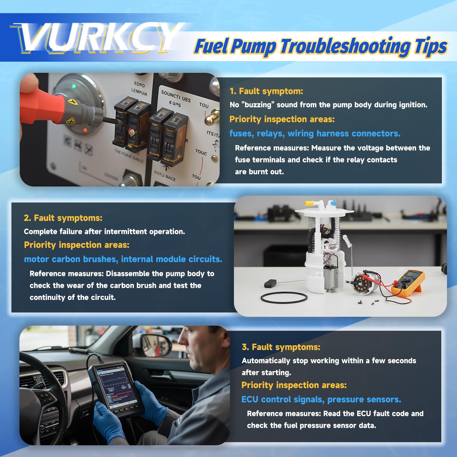 Vurkcy pump installed under a vehicle tank illustrating straightforward vehicle fitment