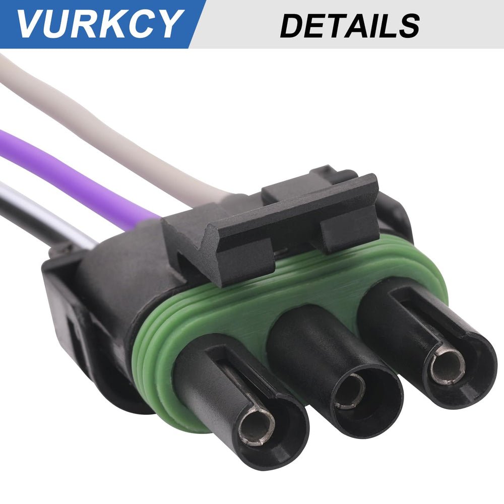 Vurkcy fuel pump boxed with label showing included warranty and part info