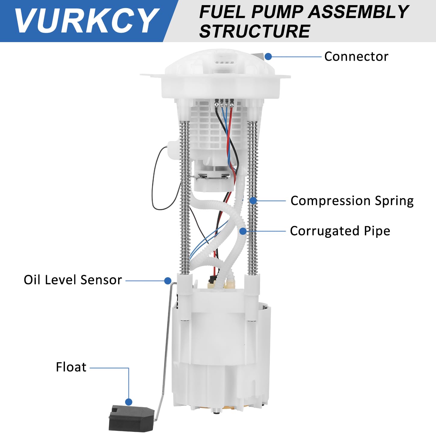 Vurkcy top electrical connector detail for secure connection