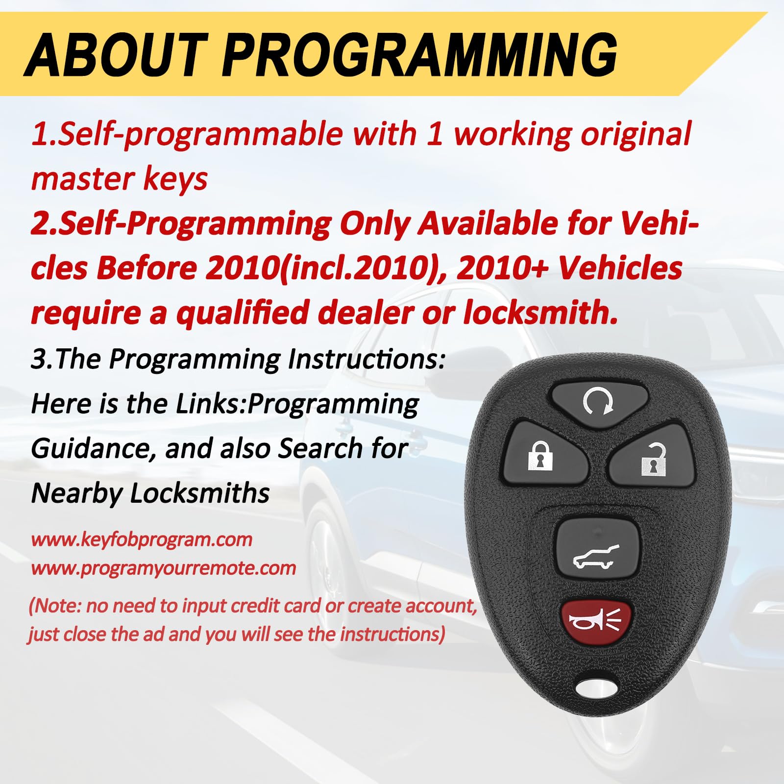 Vurkcy fob on keyring near vehicle entrance for convenient access