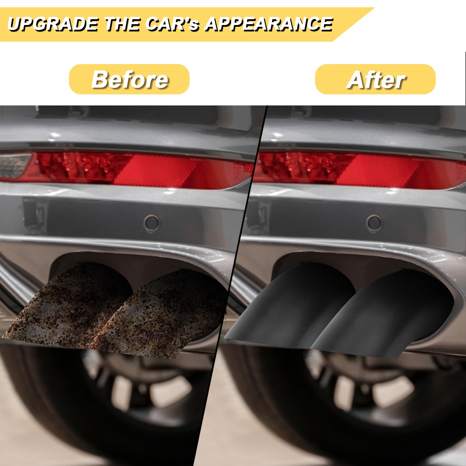 Vurkcy fitted on a truck exhaust, provides durable corrosion-resistant finish