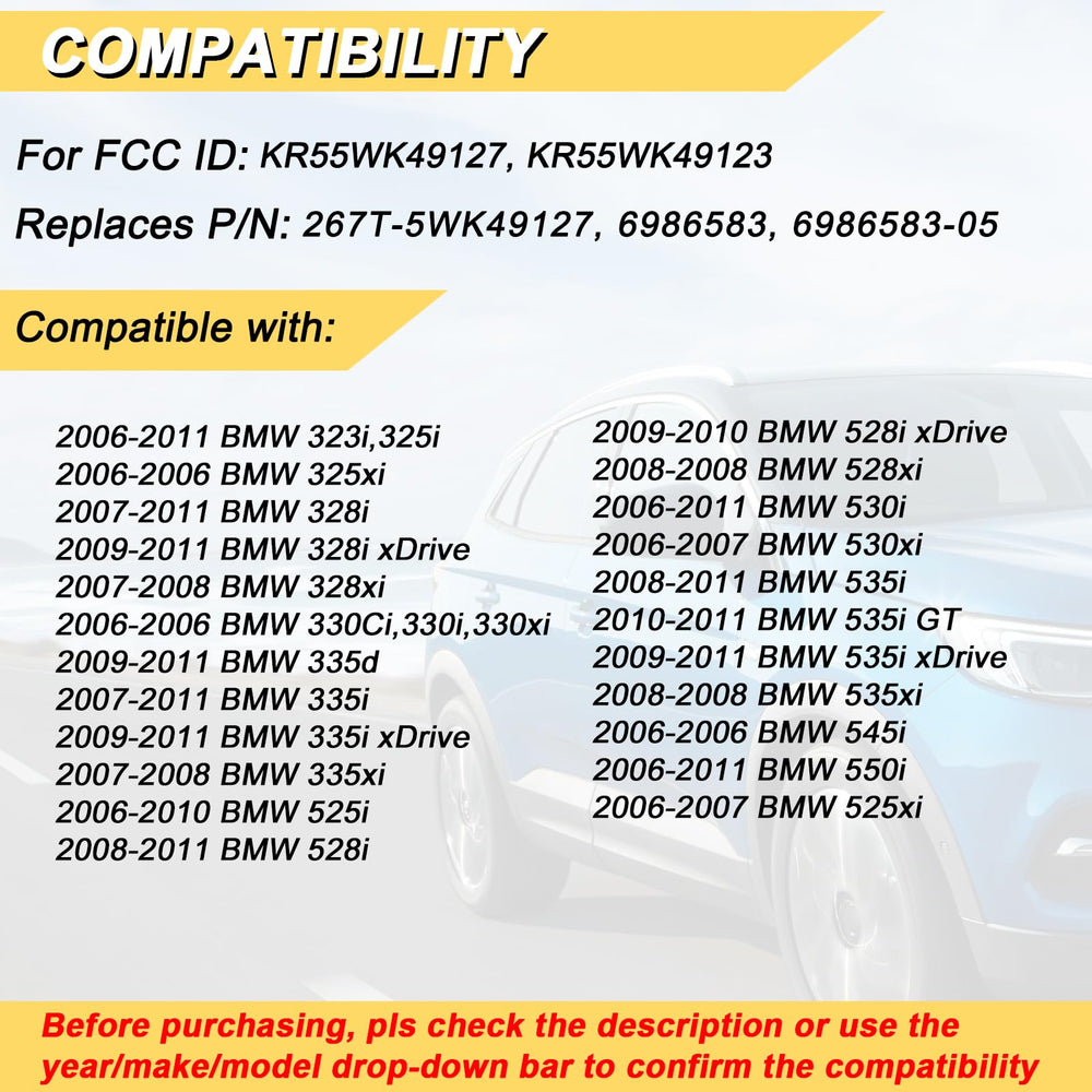Vurkcy back label with FCC and part number for easy verification