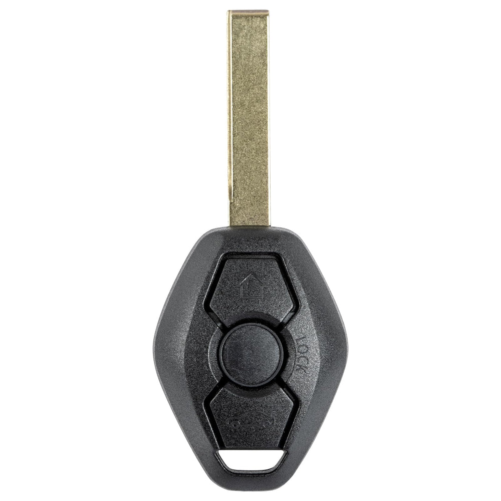 Vurkcy front face of key fob showing button layout and quick replacement benefit