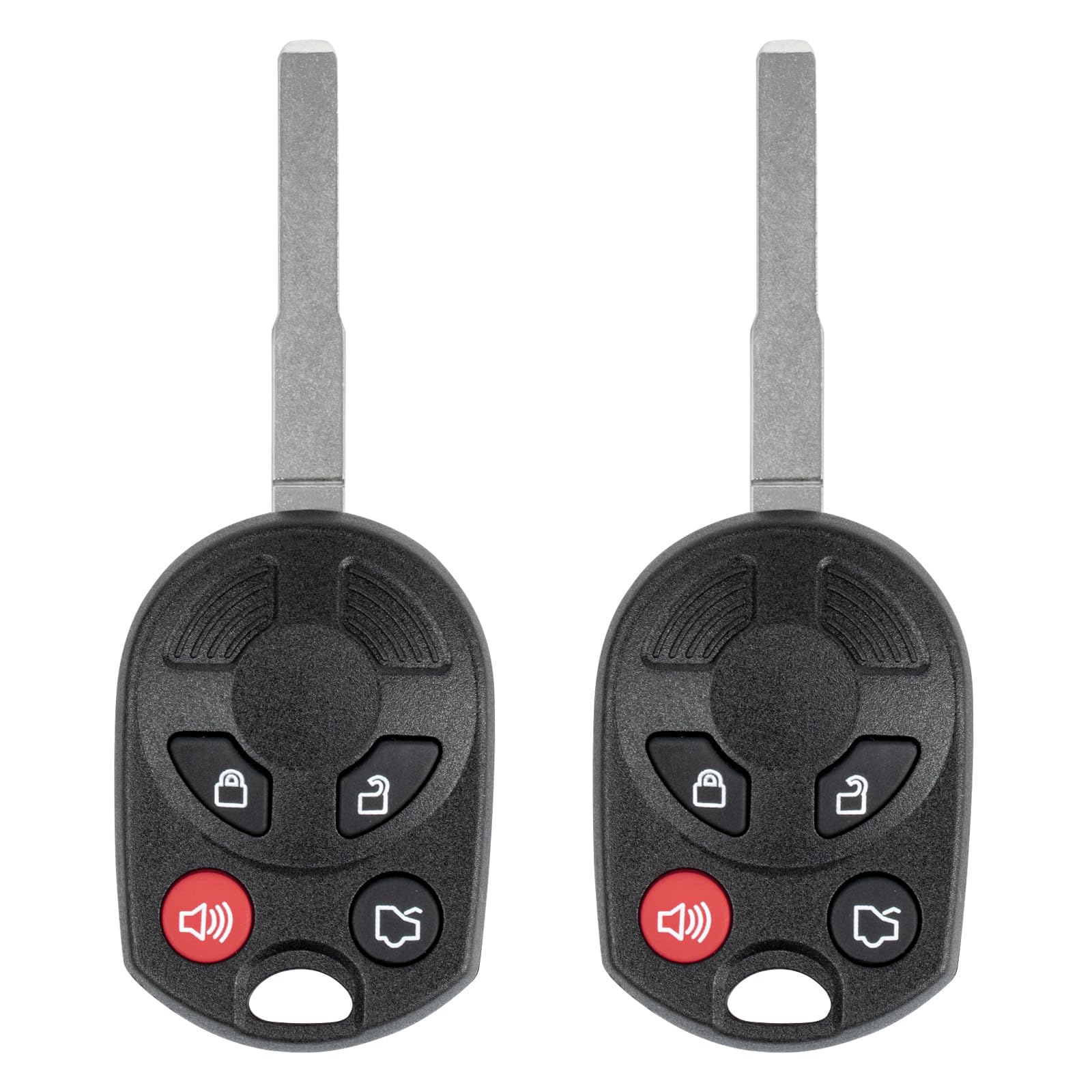 Vurkcy front view of replacement key fob showing buttons and clean finish benefit