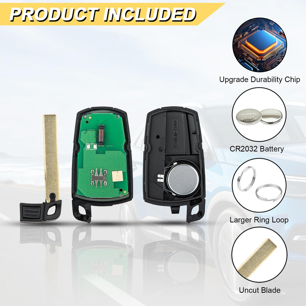 Vurkcy fob with key blade ready for cutting and professional programming