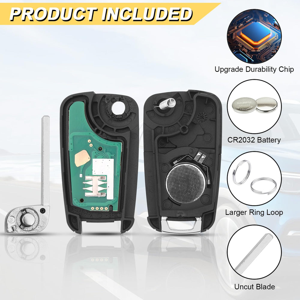 Vurkcy key fob with uncut metal blank needing locksmith cutting
