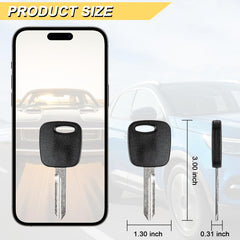 Vurkcy key inserted in car ignition demonstrating compatibility and easy replacement benefit