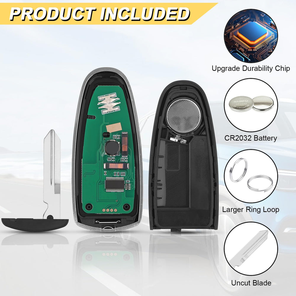 Vurkcy retail packaging with two fobs included for backup and multi-driver use