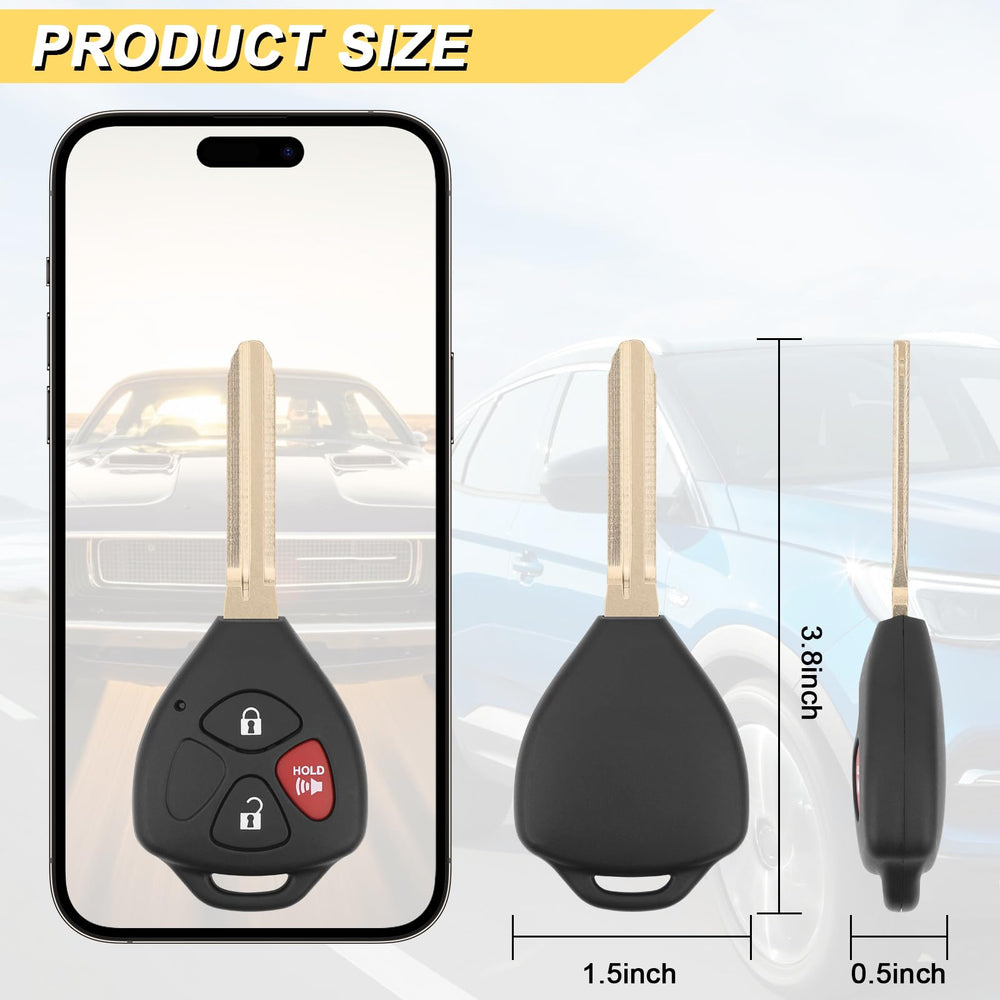 Vurkcy rear profile of fob showing sturdy housing for long-lasting durability