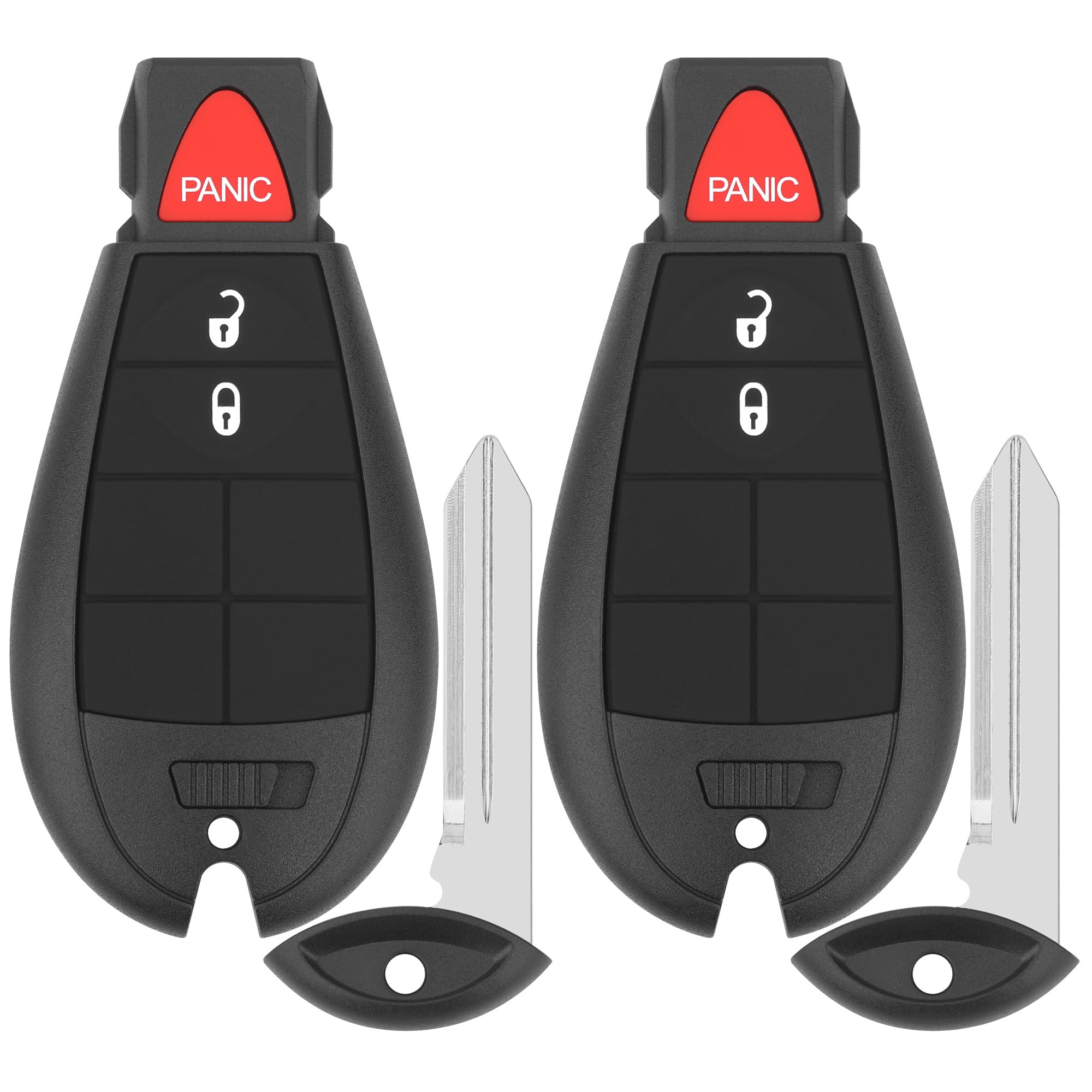 Vurkcy front view of remote showing buttons and fitment benefit