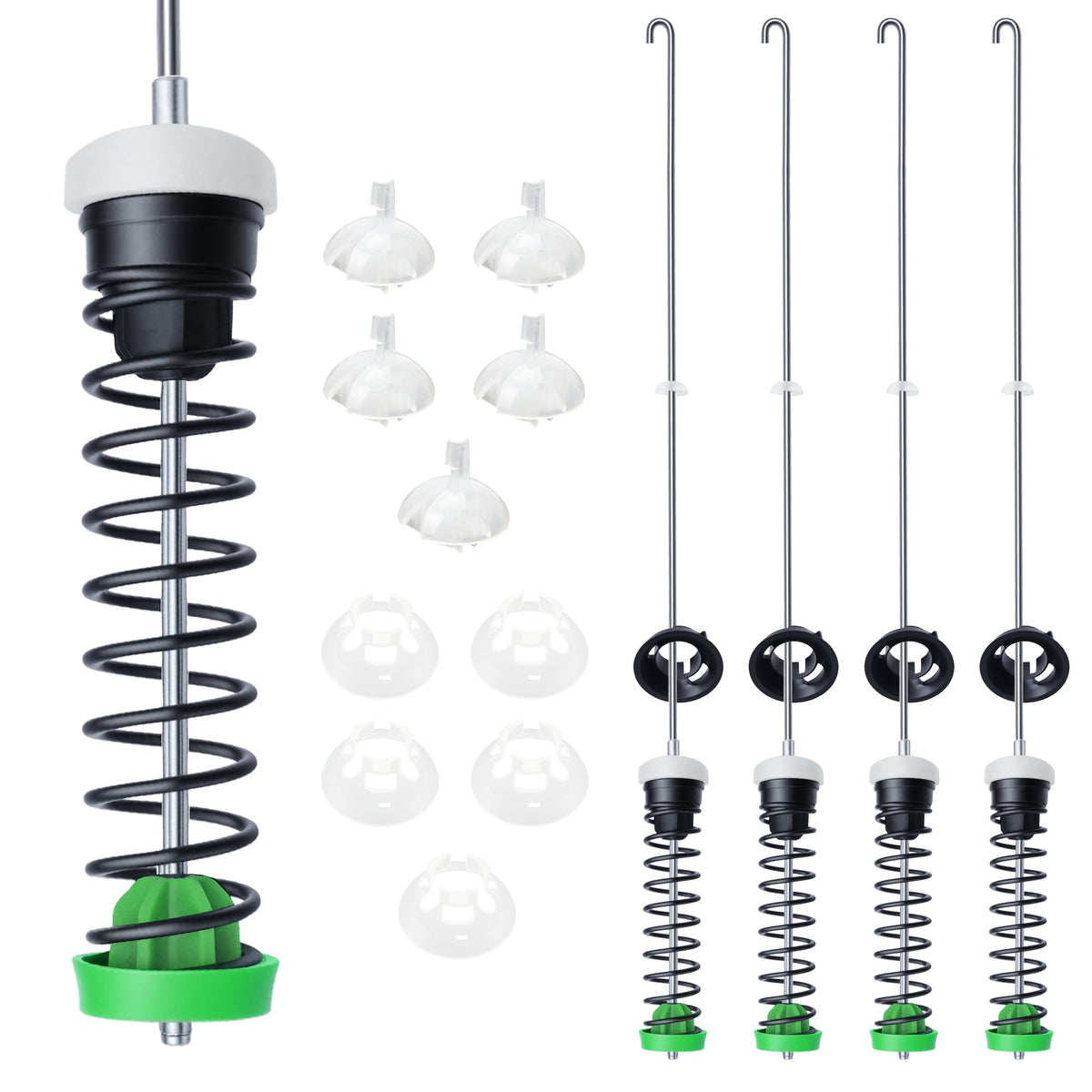 Vypart front of kit showing rods and accessories for reliable stability