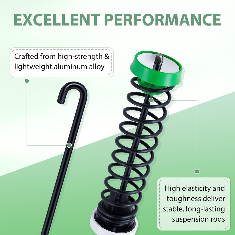 Vypart rod closeup revealing anti-rust steel and reinforced spring benefit
