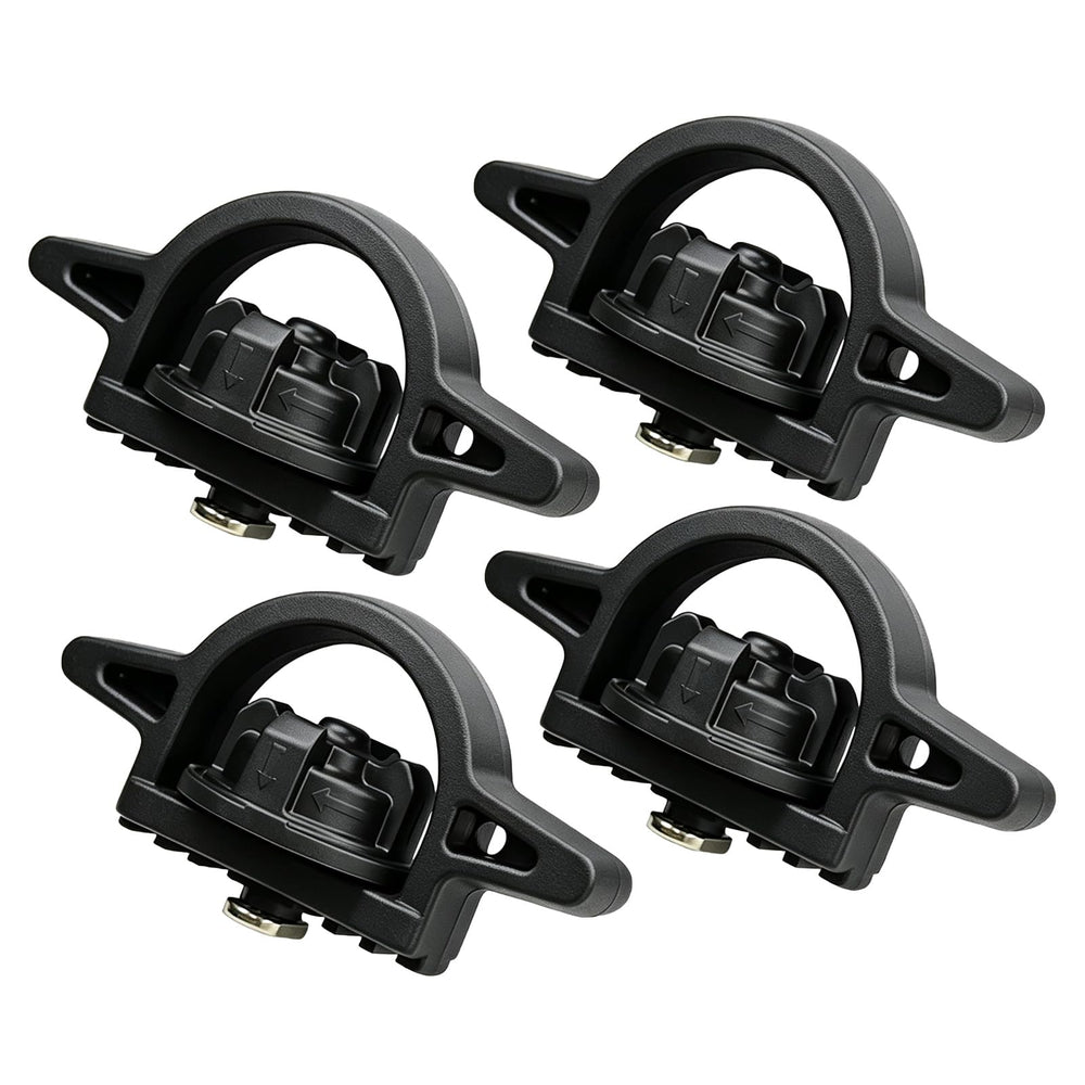 VZB front view of four replacement bed cleat anchors, easy OEM fit